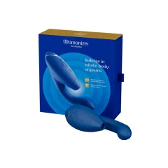 Dvojni stimulator klitorisa Womanizer Duo 2, temno moder