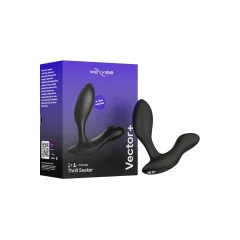 Vibrator prostate We-Vibe Vector+, črn