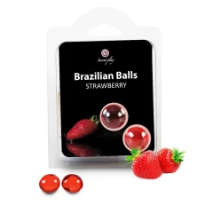 Secret Play Set 2 Brazilske kroglice Aroma Strawberry