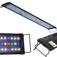 LED osvetljevalna svetilka za rastlinski akvarij poln spekter 129 diod 87 cm 25 W
