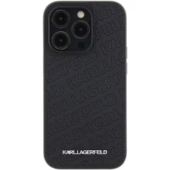 Ovitek KARL LAGERFELD KLHCP15LPQKPMK, Iphone 15 Pro, črn