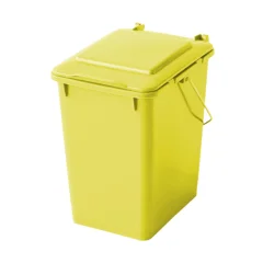 Košara za ločevanje smeti in odpadkov - rumena 10L