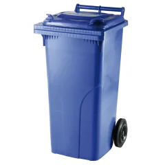 Zabojnik vedro za odpadke in smeti CERTIFIKATI Europlast Avstrija - modra 120L