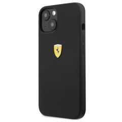 Ferrari silikonski ovitek Scuderia Ferrari FESSIHCP13SBK za iPhone 13 Mini - črn