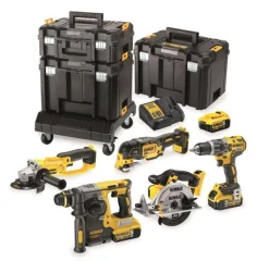 Dewalt Combo 18V 6 Set - Element + 3 x 5,0ah + 3x Tstak DCK654P3T