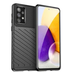 Silikonski ovitek Thunder Armor za Samsung Galaxy A54 - črn