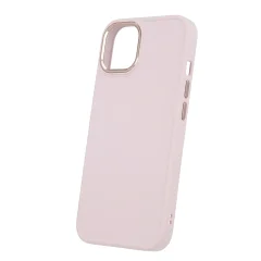 Satin silikonski ovitek za iPhone 13 6.1 - mat roza