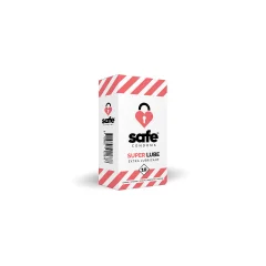 Kondomi Safe - Super Lube, 10 kos