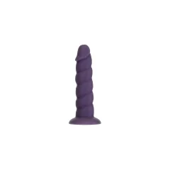 Dildo Addiction - Fantasy, 18 cm, temno vijolična