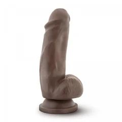 Dildo Dr. Skin - Mr. Smith, 18 cm, temno rjav