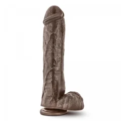 Dildo Dr. Skin - Mr. Savage, 29 cm, temno rjav