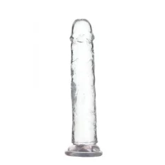 Transparentni dildo brez mod, 20 cm