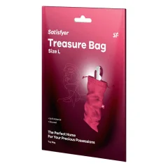 Vrečka za shranjevanje vibratorja Satisfyer Treasure Bag L, roza