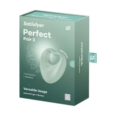 Vibrator Satisfyer Perfect Pair 3, zelen