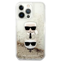 Karl Lagerfeld zaščitni ovitek Karl Glitter Choupette Fun Gold , Iphone 13