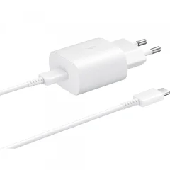 Samsung hišni polnilec Super Fast Charge EP-TA845XWE 45W + kabel EP-DN975BWE TYPE C bel - original (Bulk)