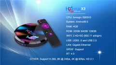 RIFF H96 MAX X3 Smart TV Box Amlogic S905X3 4Gb + 64Gb