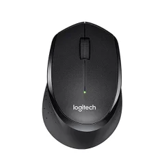 Logitech B330 Silent Plus brezžična miška, črna