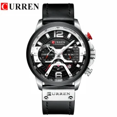 CURREN 8329 quartz Moški vroče prodajo ure moški zapestje Quartz Watch Factory zapestne ure reloj relogio masculino Black-silver