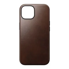 Nomad, Moderna usnjena torbica Horween za iPhone 15, Rjava