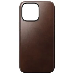 Nomad, Moderna usnjena torbica Horween za iPhone 15 Pro Max, Rjava