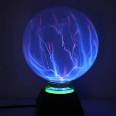 Plazemska kroglasta svetilka Čarobna plazemska svetloba 5-palčna statična globus svetilka na dotik Elektrostatična modra svetloba