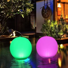 34 cm lebdeča sončna luč, IP67 vodoodporen LED solarni globus, 4 načini svetlobne krogle, zunanja LED nočna svetilka, ki spreminja barvo, dekoracija za dom