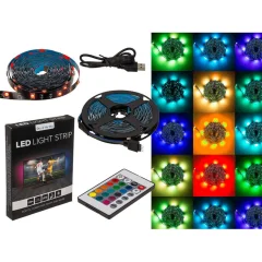 Set USB TV LED RGB trak televizijska osvetlitev 5m + daljinec