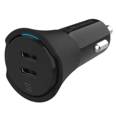 SCOSCHE, PowerVolt PD40, avtomobilski polnilec, dvojni priključek 40W USB-C.