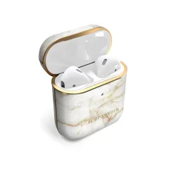 Ovitek IDEAL OF SWEDEN za slušalke AIRPODS 1/2 , GOLDEN PEARL MARBLE