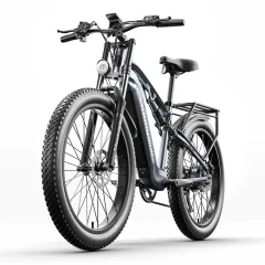 Shengmilo Električno kolo, e-kolesa za odrasle z baterijo 48 V 17,5 Ah, motor 500 W, 7 prestav Shimano, gorska kolesa Fat Tire