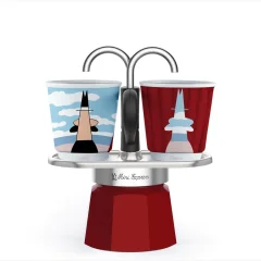 Bialetti Mini Express Magritte kafetiera za 2 skodelici