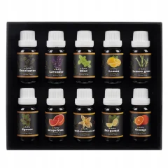 Set 10x 15ml aromatičnih eteričnih olj dišav za difuzorje
