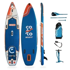 Coasto napihljiv SUP NAUTILUS 11′8'', 355 x 86 x 15 cm, dvoslojni