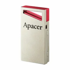 APACER USB ključ 64GB AH112 super mini srebrno/rdeč