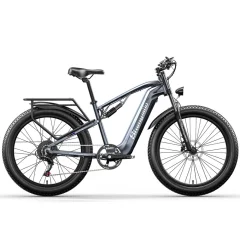 Shengmilo MX05-Grey  1000W zmogljiv motor Bangfang e-kolo 17,5AH veliko baterijsko gorsko e-kolo za moške 60-90 milj Range 26*3 Fat Tire