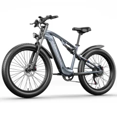 Shengmilo MX05-Grey  1000W zmogljiv motor e-kolo 17,5AH veliko baterijsko gorsko e-kolo za moške 60-90 milj Range 26*3 Fat Tire