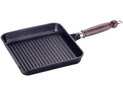 GRILL PONEV GRAND CHEF Z LESENIM ROČAJEM ALU-GUSS 28x28 CM