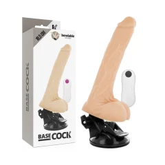 VIBRATOR BaseCock Realistic Bendable Flesh 18,5 cm