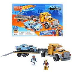 HOTWHEELS KOCKE TOVORNJAK S AVTOM  MEGA CONSTRUX 355 DELOV - MATTEL