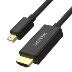 ADAPTER UNITEK MINIDP - HDMI, 4K@30HZ, 2M KABEL