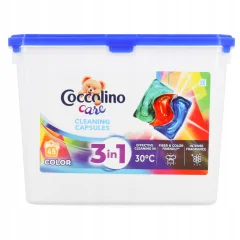 Kapsule za pranje barvnih tkanin 3v1 Coccolino Care 779g 45 kos