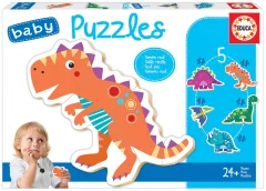 Puzzle Baby Dinozaver - 5 sestavljank (EDU18873)