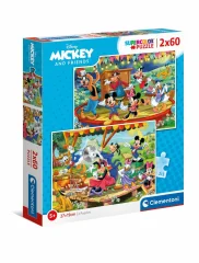 Puzzle 2x60 Mickey and Friends (CLE21620)