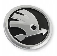 Emblem z logotipom Škoda 90 mm Octavia Fabia 32D853621A