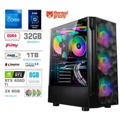 Računalnik MEGA TWR S7 i7-12700K/RTX4060Ti-8GB/32GB/1TB-4.0/750W/Brez OS RGB