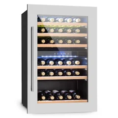 Klarstein Vinsider 35D, vgradni hladilnik za vino, 128 litrov, 41 steklenic vina, 2 coni
