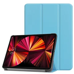 iLike Tri-Fold eko usnjena torbica s stojalom Lenovo IdeaTab M10 10.1'' 3rd Gen TB328FU (2022) Sky Blue