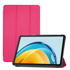 iLike Tri-Fold etui iz ekološkega usnja s stojalom Samsung Tab A9 8,7'' X110 Wi-Fi / X115 LTE koralno roza