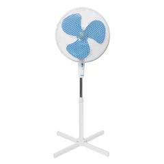 Bestron Stoječi ventilator 45 cm 45 W bele barve ASV45W